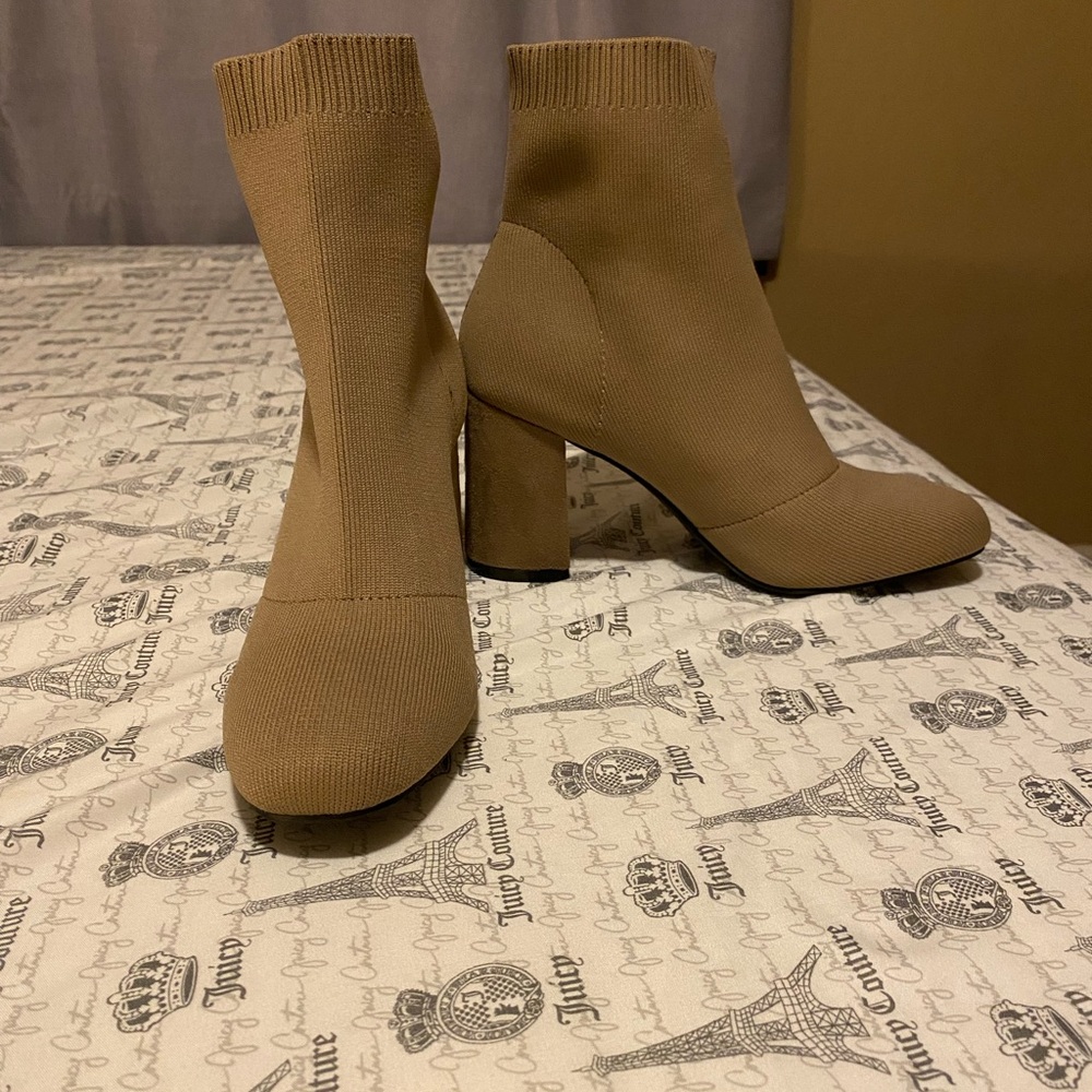 MIA Tan Heeled Boots NWOT